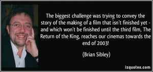 More Brian Sibley Quotes