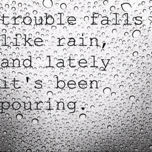 When it rains it pours !!! A FRIEND WILL ALWAYS GIVE YOU HER UMBRELLA ...