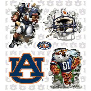 NCAA - Auburn Tigers Four Image Design Wallcrasher