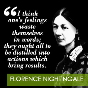 florence nightingale inspirational quotes and sayings