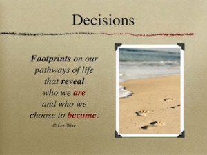 Prayer For Today – On Decisions