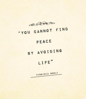 peace, quote, text, virginia woolf