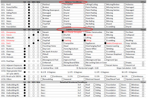 Here is part of an actual home insurance inspection report to see some ...