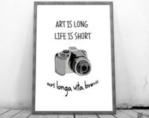 Latin quote by Hippocrates, Art is long life is short, Inspirational ...