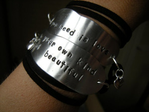 ... , Stamped Jewelry, Motivational Quote stamped, Love to have this one