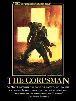 God Bless the Navy Corpsman !