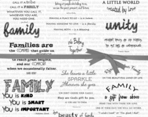 Family, png FAMILY QUOTES, Digital Word Art about Family, Scrapbook ...