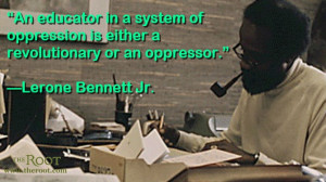 Quote of the Day: Lerone Bennett Jr. on Education