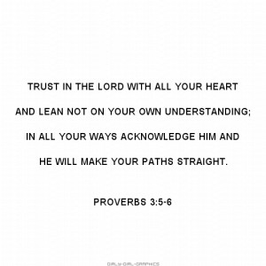 Girly-Girl-Graphics Christian Quotes: Proverbs 3:5-6 Trust in the Lord ...