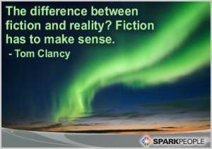 Motivational Quote - The difference between fiction and reality ...