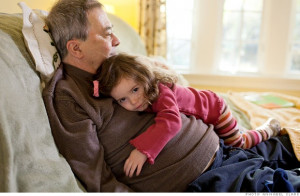 Steve West spends mornings with his granddaughter, Gracie, 2, who has ...