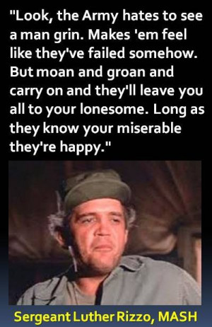 see a man grin. Makes 'em feel like they've failed somehow. But moan ...