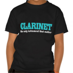 Funny Clarinet Kids T-shirt