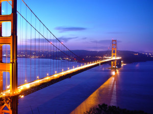 El famoso Puente Golden Gate, el símbolo de San Francisco