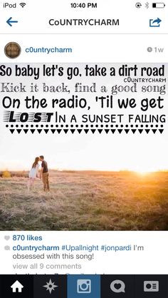 baby lets to take a dirt road more dirt roads