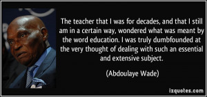 ... dumbfounded at the very thought of dealing with such an essential and
