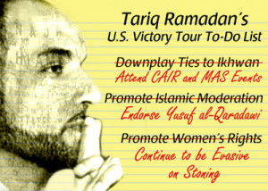 ... Tariq Ramadan, the grandson of Muslim Brotherhood founder Hassan al