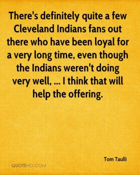 Tom Taulli - There's definitely quite a few Cleveland Indians fans out ...