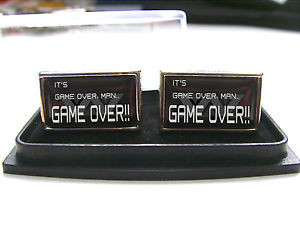 ALIEN-ALIENS-HUDSON-QUOTE-ITS-GAME-OVER-MAN-BADGE-MENS-CUFFLINKS-GIFT