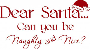 Dear Santa holiday Christmas Vinyl Lettering wall words graphics Home ...