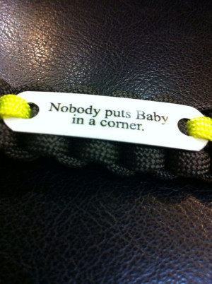 Dirty Dancing Movie Quotes Keychain - Gifts for Couples - 550 Paracord