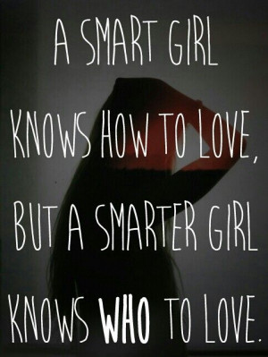 Smart girl quote