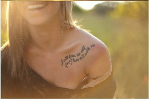 omg so precious♥ great quote, adorable spot! cute christian tattoo