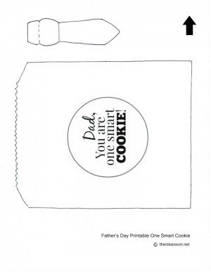Father’s Day–One Smart Cookie Printable