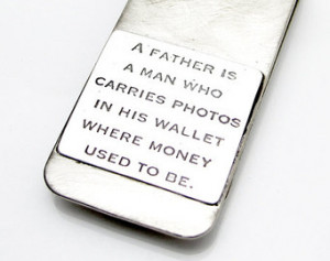 Funny Quote Money Clip - Father's Money Clip - Father's Gift - Father ...