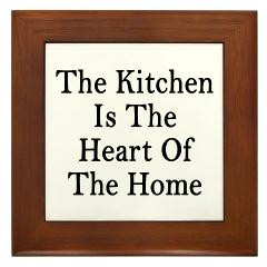 view larger kitchen heart home framed tile the kitchen is the heart of ...