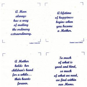 Talking Quilts Mini Mom Quotes