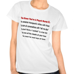 Funny Psych Nurse T-Shirt