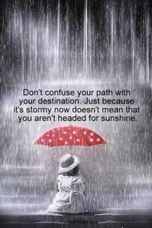 Don't confuse your path with...
