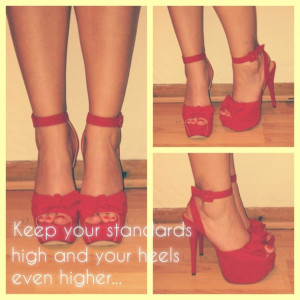 cute, heels, heels high, love, power, pretty, quote, quotes, shoes ...