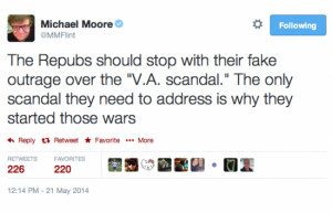 ... Lib Michael Moore Rejects GOP “Fake Outrage” Over VA Deaths