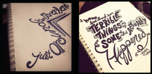 Inspiration/Prompt: Quote from Robert Bringhurst)