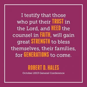 Elder Robert D. Hales | Mormon memes from Saturday morning LDS general ...