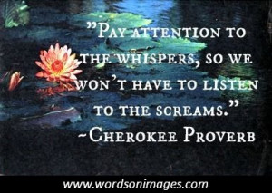 Cherokee quote