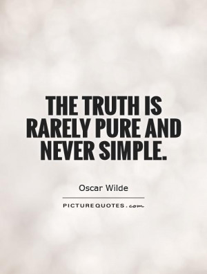Oscar Wilde Quotes Truth Quotes Simple Quotes