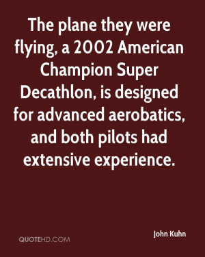 The Plane They Were Flying, A 2002 American Champion Super Decathlon ...