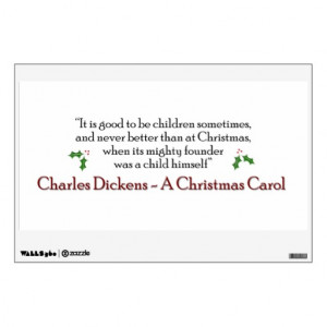 Christmas Carol Quote Decal Wall Decals