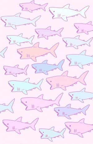 ... pink shark pastel blog goth pale pastels bubblegum pastel grunge