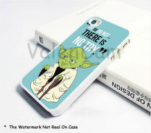 Yoda Star Wars Quotes iPhone 5 4 4S Case