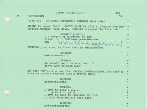 Killing Kennedy Rob Lowe's Killing Kennedy Script