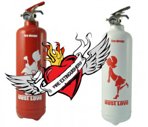 Designer Fire Extinguishers Disguised as Wine Bottles