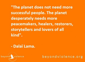 An Inspiring Quote from Dalaï Lama