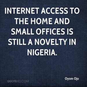 Internet access to the home and small offices is still a novelty in ...