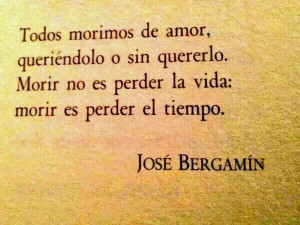 Amor - José Bergamín