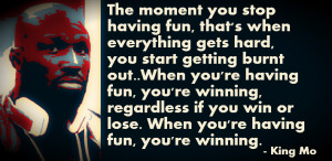 Quotes from MMA fighters on having fun