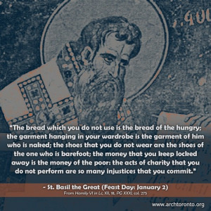 ... is the bread of the hungry...